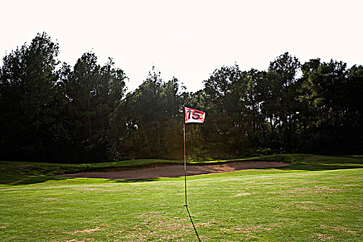 旗帜,高尔夫球场