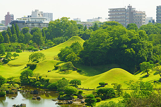 花园,熊本,日本