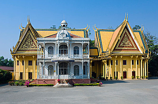 亭子,皇家,宫殿,金边,柬埔寨,印度支那,东南亚,亚洲