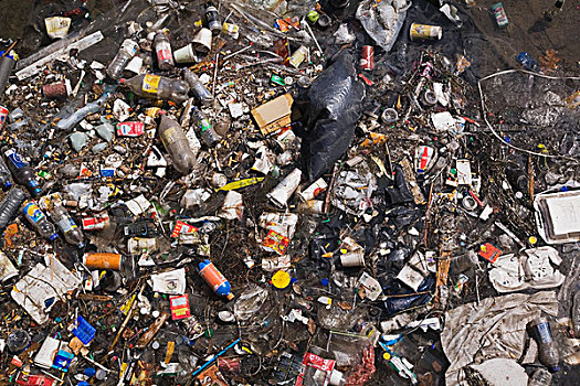 漂流瓶,丢弃,垃圾,碎片,蒙特利尔,魁北克,加拿大