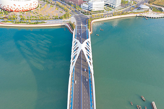 青岛城市风光网红桥