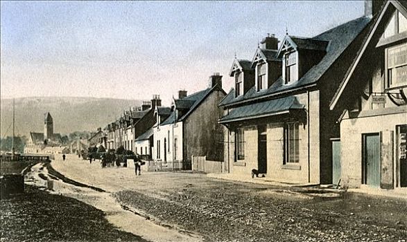 主要街道,阿兰岛,苏格兰,20世纪