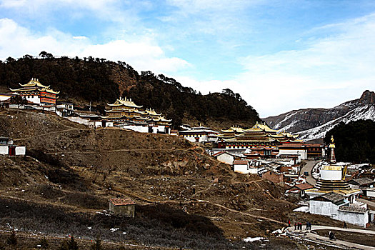 藏传佛教传统文化,寺院建筑