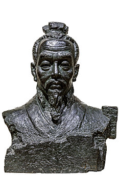 东汉医圣张仲景塑像,安徽亳州华佗中医药文化博物馆