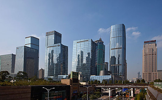 深圳中心区现代高楼