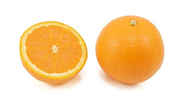 橙色,一半,水果,展示,横断面