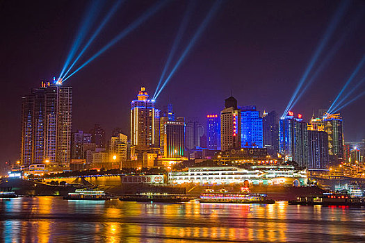 重慶朝天門夜景