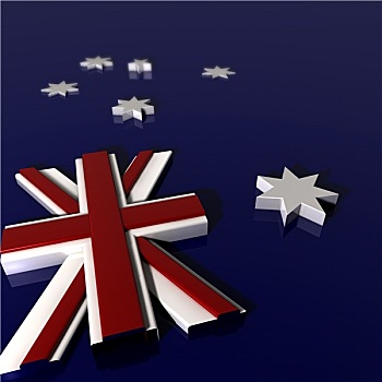 三个,澳大利亚,国家,旗帜