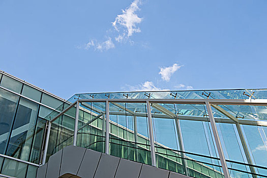 玻璃,楼梯,大,商务,会议,中心