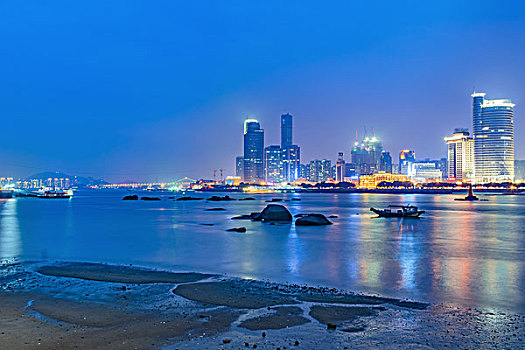 厦门海滨夜景