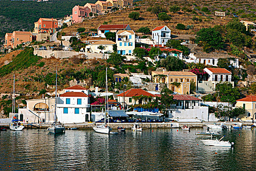 水岸,阿索斯,凯法利尼亚岛,希腊