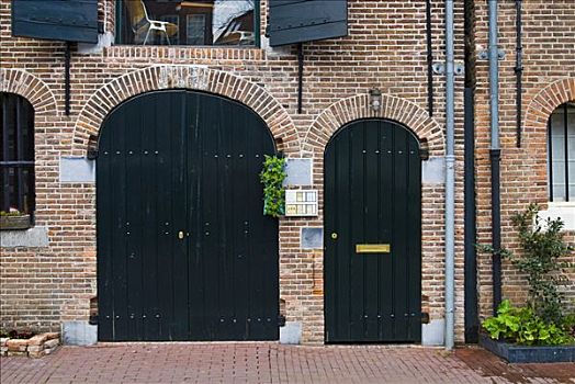 门,阿姆斯特丹,荷兰,欧洲
