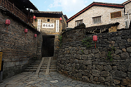 黄姚古镇建筑,中国,中国元素,中国古典,民俗