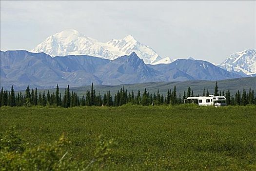 麦金利山,德纳里峰国家公园,阿拉斯加,美国