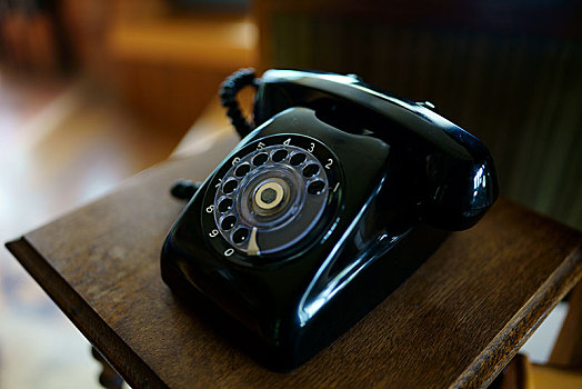旧式,黑色,电话