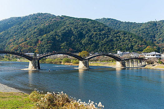 传统,桥,日本