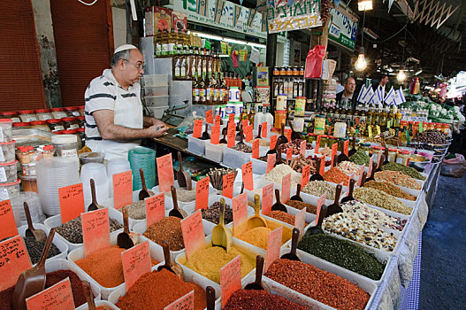 调味品,商家,市场,特拉维夫,以色列