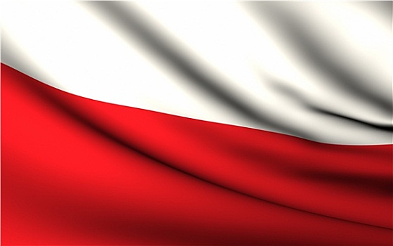 飞,旗帜,波兰,国家,收集
