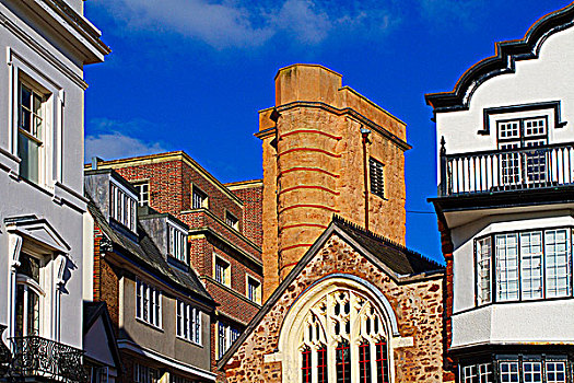 英格兰,德文郡,15世纪,教堂,17世纪,塔,大教堂,建筑