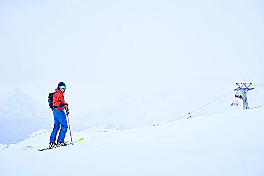 人,滑雪,悉特图克斯,奥地利