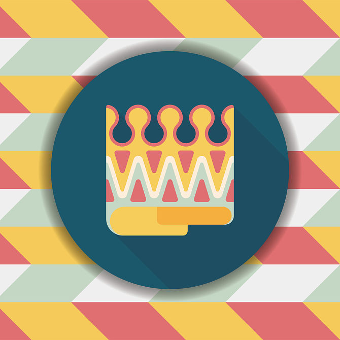 生日派对,皇冠,象征,长,影子_高清图片_全景视觉