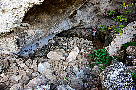 马耳他,近郊,序列,隐藏,石灰石,洞穴,早,15世纪,大幅,尺寸