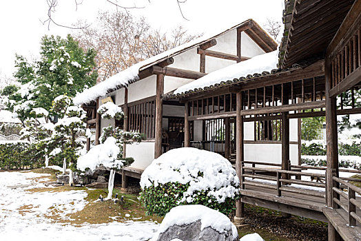 南京愚园雪景