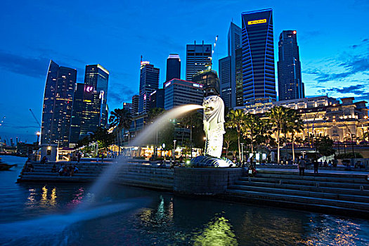 地标,城市,新加坡,设计,艺术家,新加坡河,东南亚