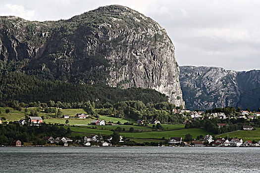 挪威,风景,漂亮,峡湾