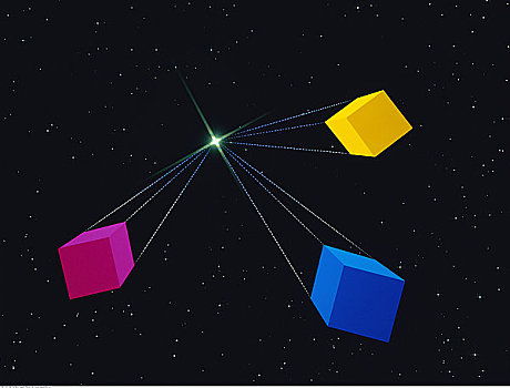 立方體,星空