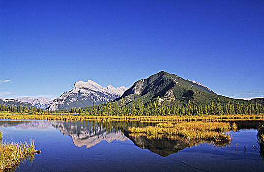 伦多山,维米里翁湖,班芙国家公园,艾伯塔省,加拿大