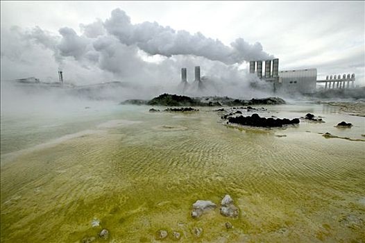 地热发电站,冰岛