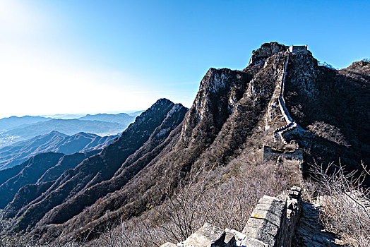 险峻的箭扣长城