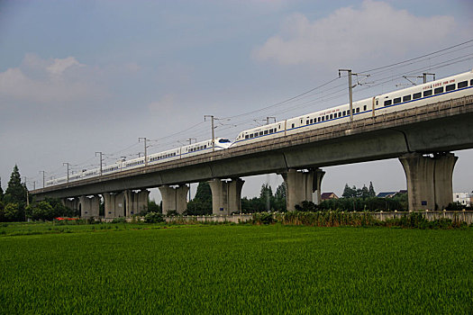 高铁,中国高铁,田园风光