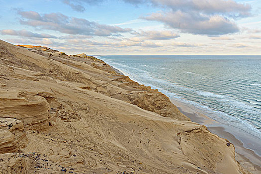 沙丘,北海,北方,日德兰半岛,丹麦