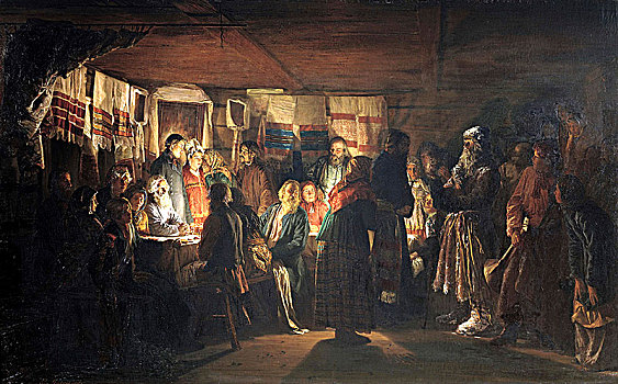 巫师,农民,婚礼,1875年