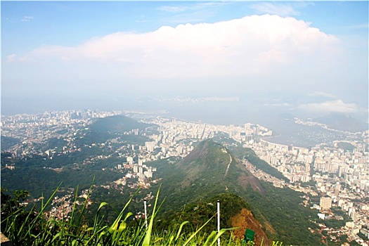 风景,俯视,里约热内卢