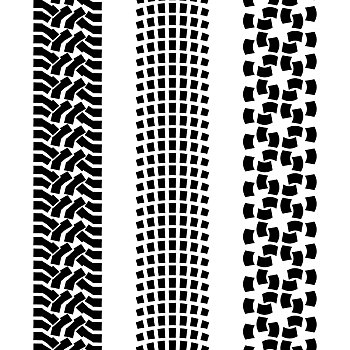 黑色,图案,不同,越野,汽车,轮胎