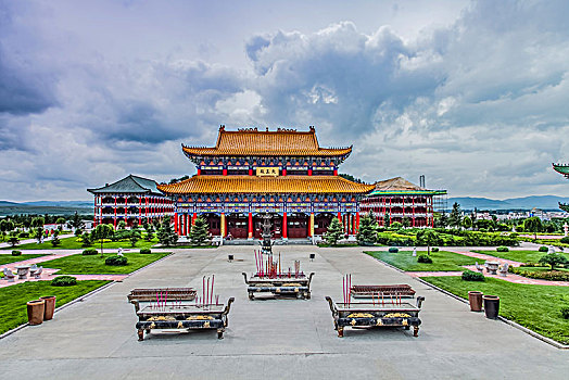 黑龙江省海林市报恩寺建筑景观