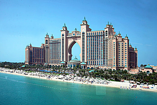 迪拜人工棕榈岛亚特兰蒂斯酒店