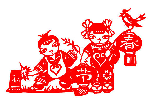 剪紙,春節