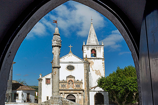 圣玛丽亚教堂,奥比都斯,地区,葡萄牙,欧洲