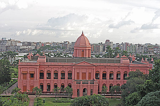 达卡,堤岸,河,19世纪,住宅,宫殿,博物馆,孟加拉,七月,2008年