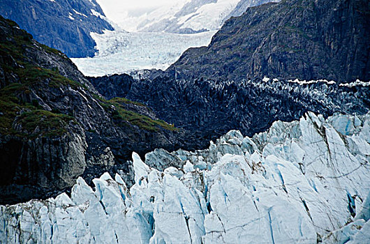 冰河,冰河湾国家公园,阿拉斯加,美国