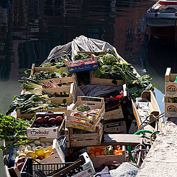 水上市场,慕拉诺,意大利
