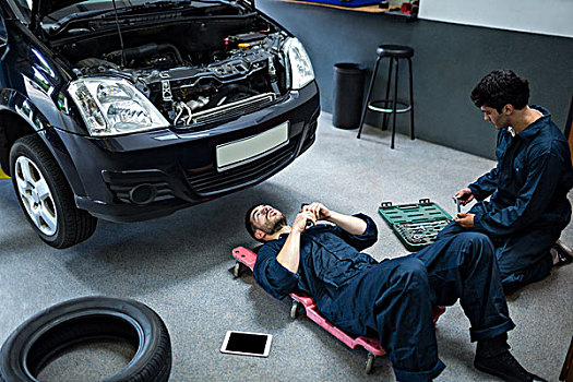 机械,修理,汽车,汽修间