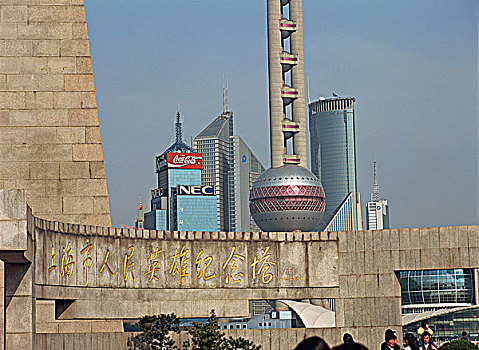 纪念建筑,外滩,上海,中国
