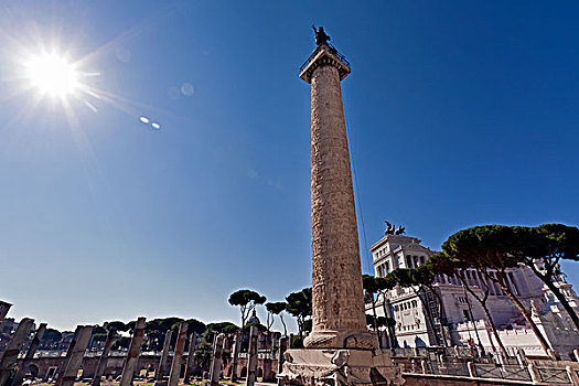 柱子,罗马,意大利