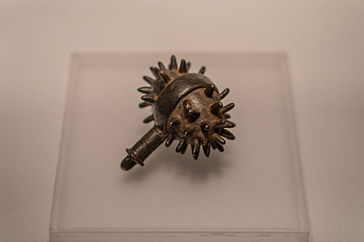 秘鲁印加博物馆藏印加帝国青铜武器头