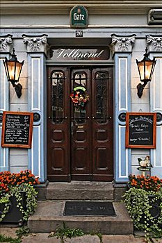 酒吧,满月,旧城,北莱茵威斯特伐利亚,德国
